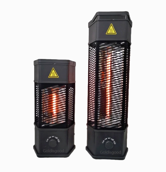 Infrared wall heater for bathroom