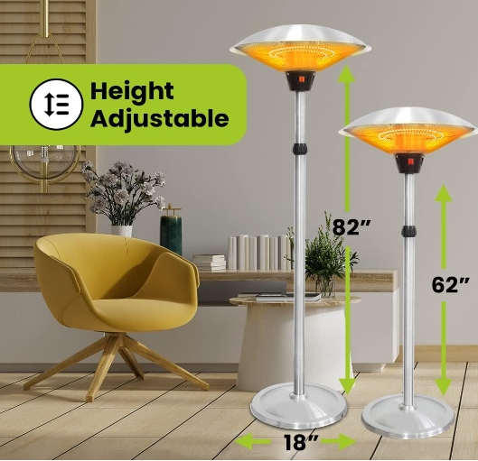 Nightclub patio heater waterproof